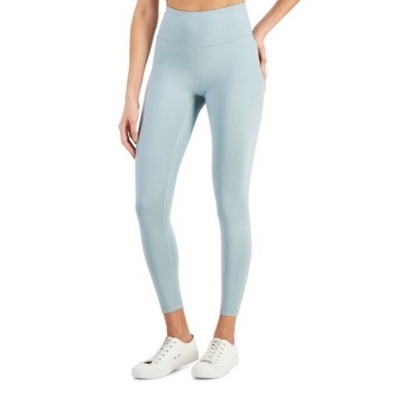 INC High-rise Compression Leggings Shine In Blue Amazonite. XXXL. - Picture 2 of 7